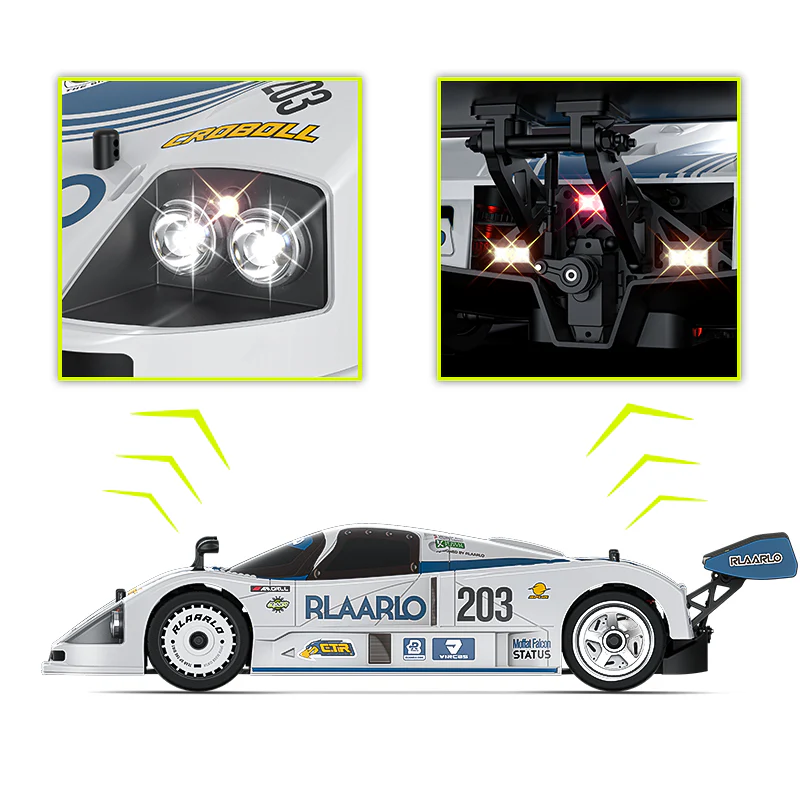 Rlaarlo Supercar,AK-787 1/10 Metal Version Brushless RTR On-Road Cars,