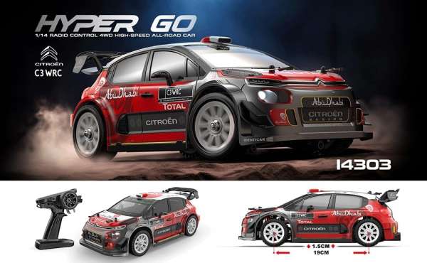 MJX Hyper Go 14303 1:14 RC Car 2.4G High Speed Drift Rally Car