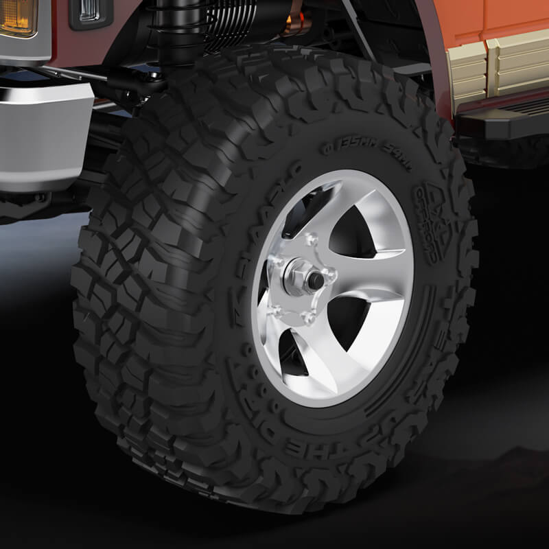 Rlaarlo 1/7 Scale 4WD Brushless RTR RC Crawler TK07 (Red)