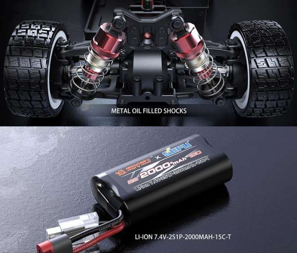 MJX Hyper Go 14303 1:14 RC Car 2.4G High Speed Drift Rally Car