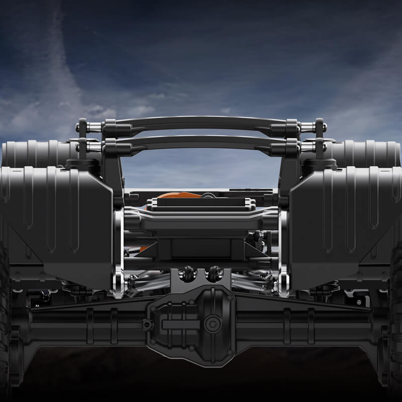 Rlaarlo 1/7 Scale 4WD Brushless RTR RC Crawler TK07 (Red)