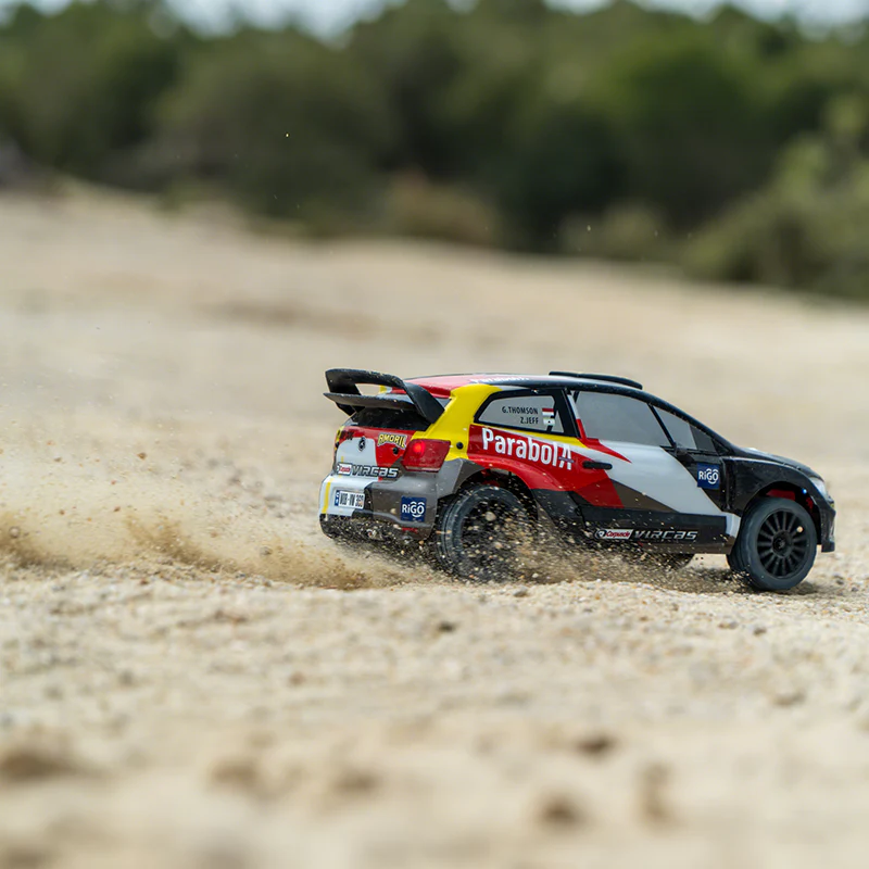 Rlaarlo XTS P12 Brushless 1:12 Scale 4WD Rally Car – Red (3S LiPo Version)