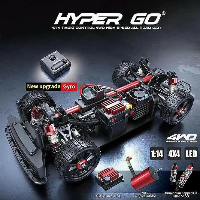 MJX Hyper Go 14302 Upgraded version 1:14 Brushless RC Drift Car with Gyro