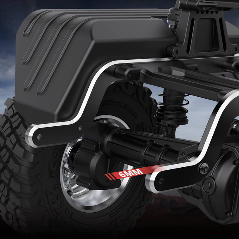 Rlaarlo 1/7 Scale 4WD Brushless RTR RC Crawler TK07 (Red)