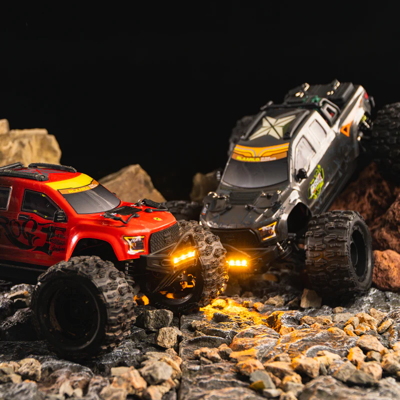Rlaarlo ROG1 Metal 1/14 Scale Brushless RTR Monster Truck, (Black)