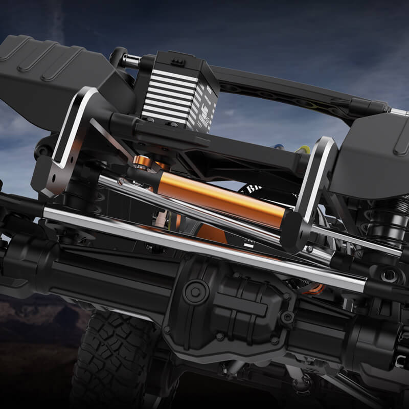 Rlaarlo 1/7 Scale 4WD Brushless RTR RC Crawler TK07 (Red)