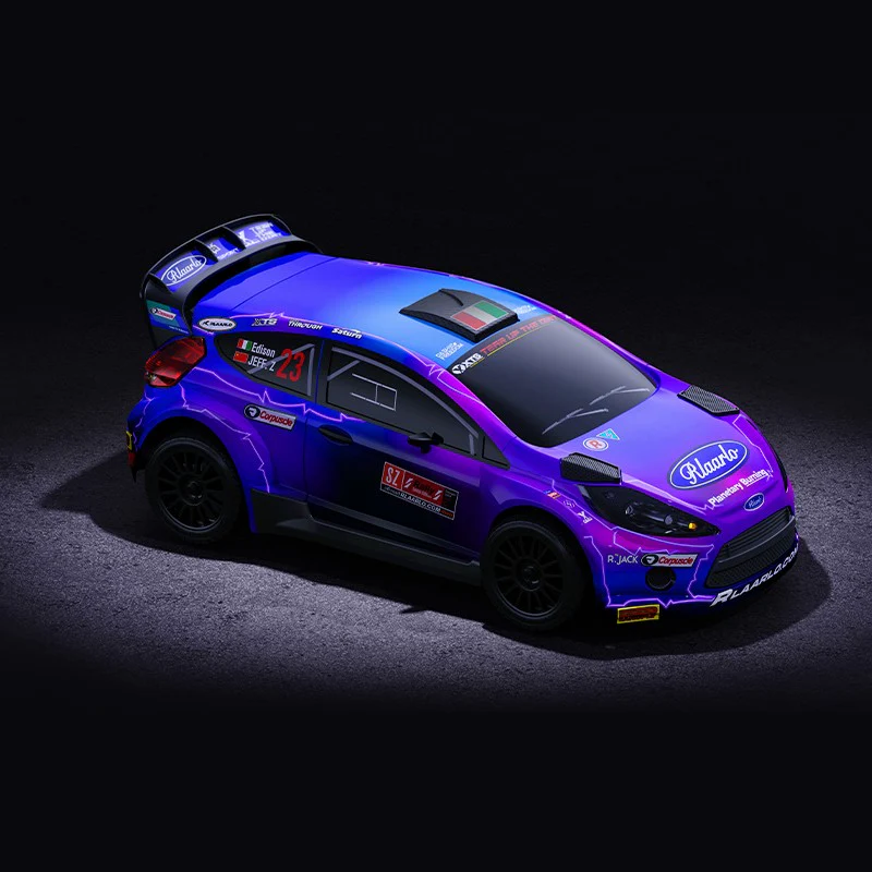 Purple XTS Rally 1.2mm PC Car Body For XTS-F10 RC Rally Car — alternate view