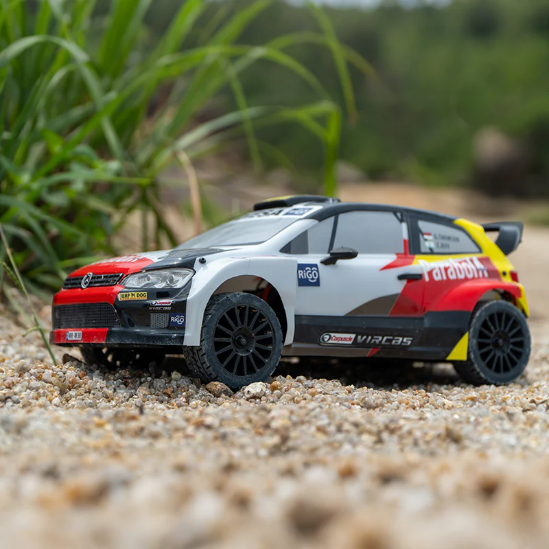 Rlaarlo XTS P12 Brushless 1:12 Scale 4WD Rally Car – Red (3S LiPo Version)