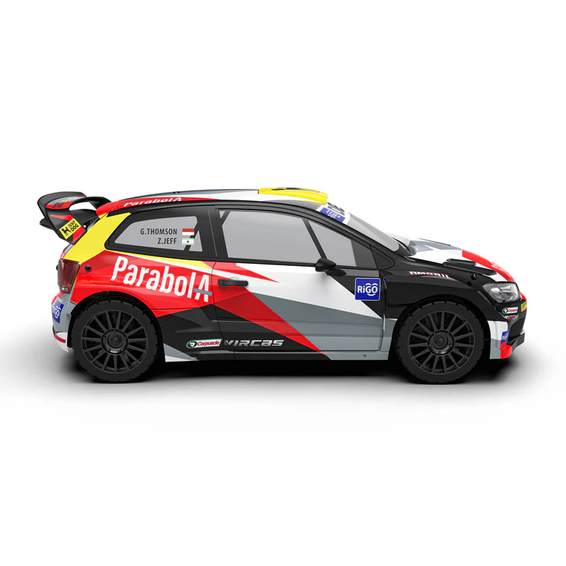 Rlaarlo XTS P12 Brushless 1:12 Scale 4WD Rally Car – Red (3S LiPo Version)