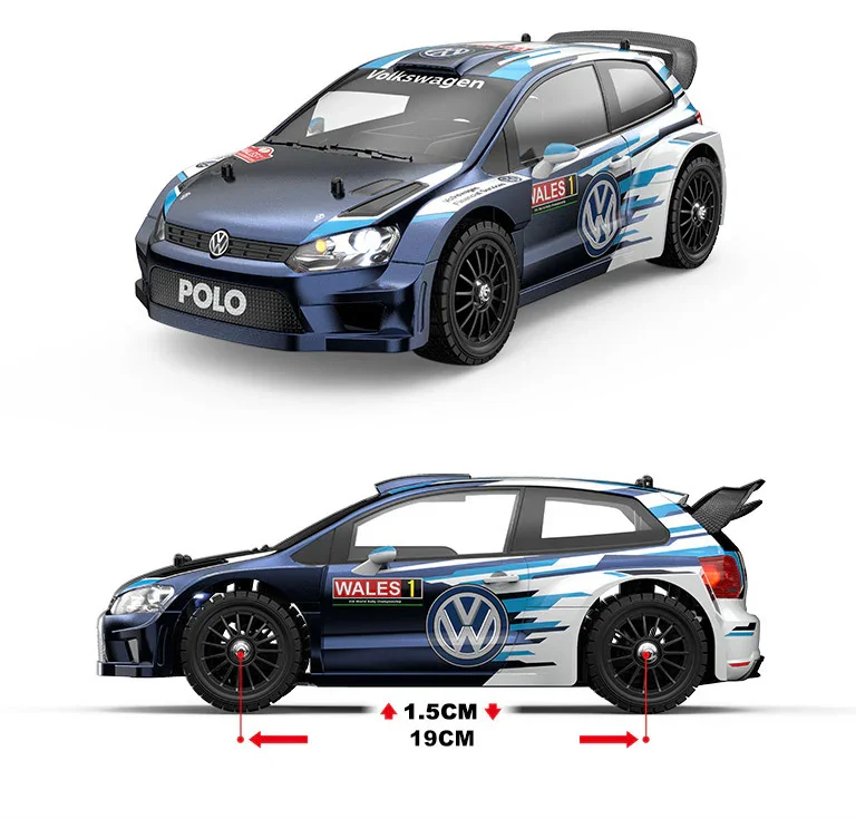 MJX Hyper Go 14304 Volkswagen Polo R WRC 67KPH Brushless 1:14 Scale RC India — alternate view