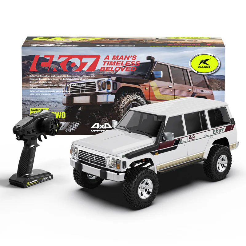 Rlaarlo 1/7 Scale 4WD Brushless RTR RC Crawler TK07 (White)