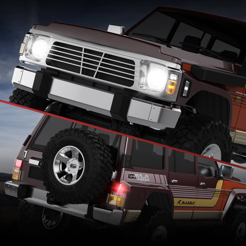 Rlaarlo 1/7 Scale 4WD Brushless RTR RC Crawler TK07 (Red)