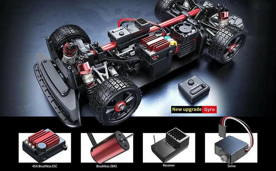 MJX Hyper Go 14302 Upgraded version 1:14 Brushless RC Drift Car with Gyro