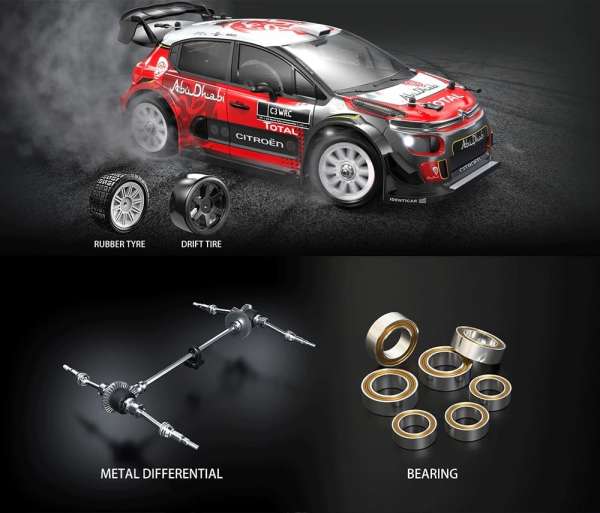 MJX Hyper Go 14303 1:14 RC Car 2.4G High Speed Drift Rally Car