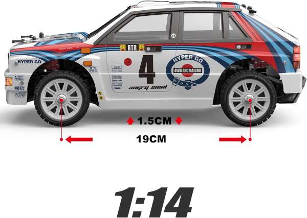 MJX Hyper Go 14302 Brushless RC Drift Car,1/14 2.4G RTR Remote Control Car