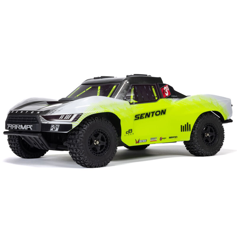 Arrma Senton 223S BLX 1/10 Brushless RTR 4X4 Short Course Truck (Yellow)