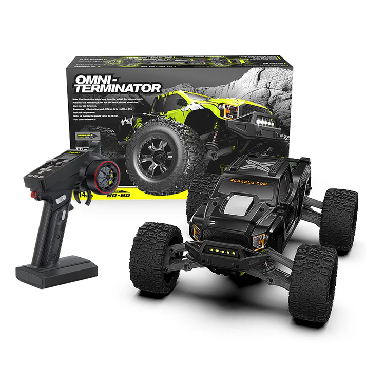 Rlaarlo Omni RZ001B-C Carbon Fiber MINI 1:10 Scale RTR Brushless Monster Truck