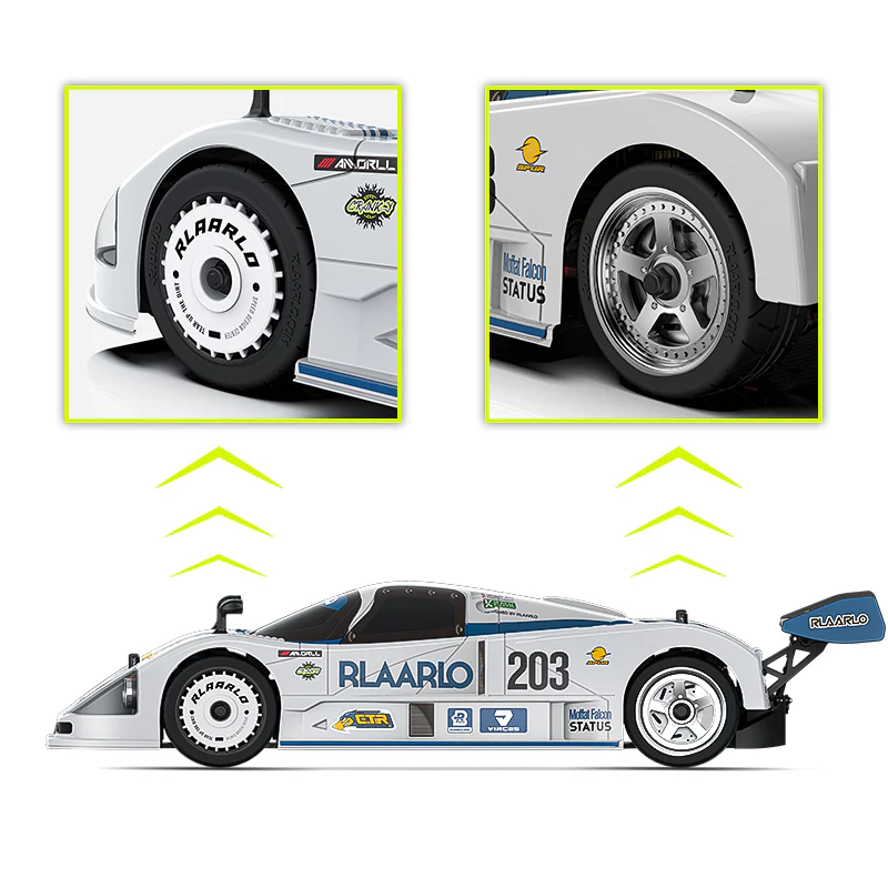 Rlaarlo Supercar,AK-787 1/10 Metal Version Brushless RTR On-Road Cars,
