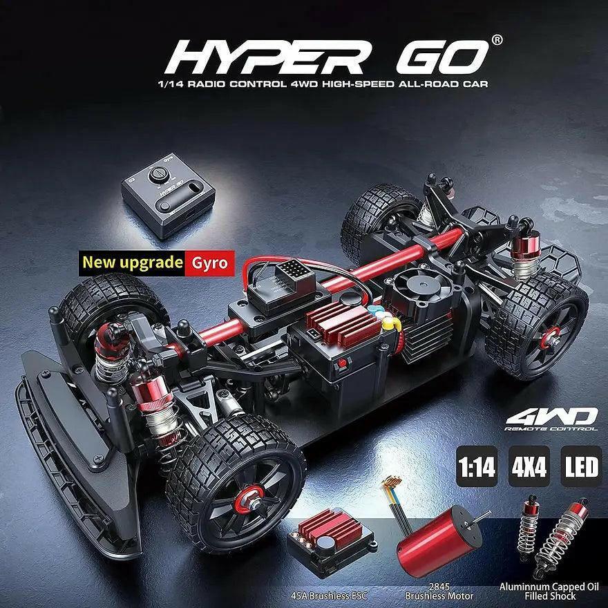 MJX Hyper Go 14301 1/14 Brushless RC(with Gyro) 4WD High Speed Drift Car